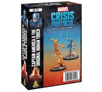 Atomic Mass Games Mcp: Captain America & The Original Human Torch Figure