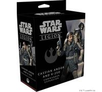 Atomic Mass Games | Cassian Andor and K-2SO Commander Expansion: Star Wars Legion | Miniatures Game | Ages 14+ | 2 Players | 120-180 Minutes Playing Time, Multicoloured, (FFGSWL59)