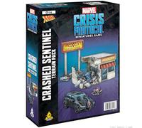 Atomic Mass Games | Crashed Sentinel Terrain Pack: Marvel Crisis Protocol | Miniatures Game | Ages 14+ | 2 Players | 45 Minutes Playing Time