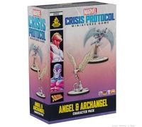 ATOMIC MASS GAMES | Marvel Crisis Protocol: Angel & Archangel | Miniatures Board Game | Ages 14+ | 2 Players | 60+ Minutes Playing Time