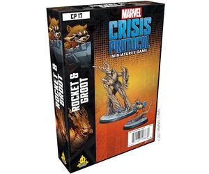 Atomic Mass Games | Marvel Crisis Protocol: Character Pack | Rocket and Groot, Miniatures Game, Ages 10+, 2+ Players, 45 Minutes Playing Time