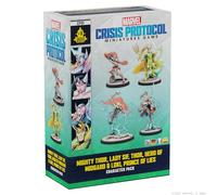 MARVEL CRISIS PROTOCOL MIGHTY THOR, LADY SIF, THOR, HERO OF MIDGARD & LOKI