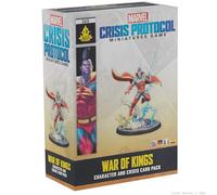 Atomic Mass Games, Marvel: Crisis Protocol - War of Kings, Character and Crisis Pack Expansion, Tabletop, 2 Players, Ages 14+, 90-120 Minutes, German, Multilingual