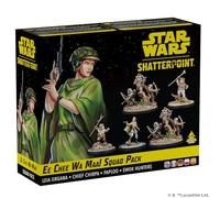 Atomic Mass Games Star Wars Ewoks: Logray, Wicket, Ewok Trappers, R2-D2, C-3PO Miniature Figure Toy Figure Set