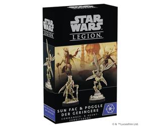 Atomic Mass Games, Star Wars: Legion - Sun Fac & Poggle the Lesser, Commander and Agent Expansion, Tabletop, 2 Players, Ages 14+, 120-180 Minutes, German