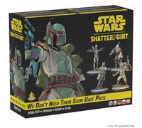 Atomic Mass Games | Star Wars Shatterpoint: We Don’t Need Their Scum Squad Pack | Miniatures Board Game | Ages 14+ | 2 Players | 90+ Minutes Playing Time