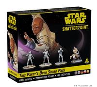 Atomic Mass Games | Star Wars Shatterpoint - This Party's Over (Mace Windu) Squad Pack | Tabletop Miniatures Game | Ages 14+ | 2 Players | 90 Minutes Playing Time