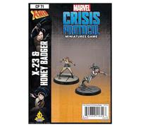 Atomic Mass Games | X-23 & Honey Badger: Marvel Crisis Protocol | Miniatures Game | Ages 14+ | 2 Players | 45 Minutes Playing Time