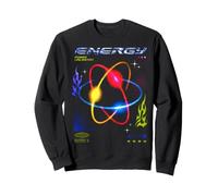 Atomic Orbit Energy Power Unlimited Y2K Chrome Sweatshirt