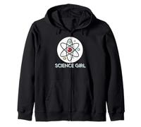 Atomic Orbit STEM Enthusiast Physics Chemistry Lover Zip Hoodie