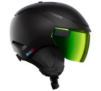 Atomic - Revent Gt Amid Visor Hd Photo Black Green Gold - M - Helmet w/ visor