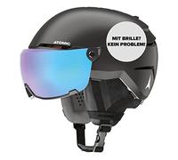 ATOMIC Savor Visor Stereo, Ski Helmet with Visor, Max. Shock Absorption, Active Aircon Ventilation System, Mirror Coating for Clear Vision