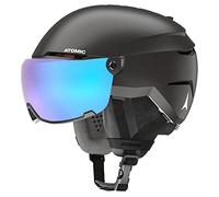 Atomic Savor Visor Stereo Ski Helmet with Visor, Maximum Shock Absorption, Active Aircon Ventilation System, Mirror Coating for Clear Vision