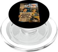 Atomic Science 1950s Ironic Air Travel Life Funny Comic Art PopSockets PopGrip for MagSafe