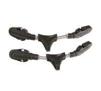 Atomic Scuba Diving Fin Replacement Spring Strap w/Buckles Pair Black 05-0025-3P