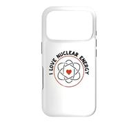Atomic Sign Molecule Heart - I Love Nuclear Energy Teachers Case for iPhone 17 Pro