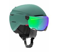 Atomic - Ski helmet - Savor Visor Stereo Green for Men in Wool - Size 55-59 cm Green
