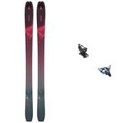 Atomic - Ski touring bindings - Touring ski set Backland 88 W Maroon Red/Grey 2024 for Women - Pink Pink 155 cm.162 cm.169 cm.176 cm.183 cm