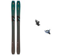 Atomic - Ski touring bindings - Touring ski set Backland 95 Petrol/Grey/Orange 2024 for Men Grey