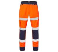 Atomic Texas Two Tone Hi Vis Trouser (34W, Orange/Navy)