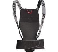 Atomic Unisex Back Protector for Skiing, Live Shield Model, Extendable, Size S, Black, AN5205020S