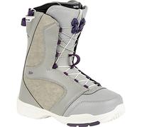 Atomic Women's Nitro Flora TLS Boot '23 Snowboard Boot, Grey-Purple, MP 26.0 // EU 40 // US 8.5