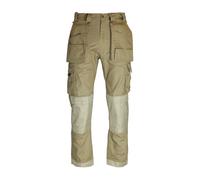 Atomic Workwear Men's Work Trouser with Removable Holster Pockets | Top Loading Knee Pad Pockets | Double Stitched Seams with Tripple Stitching On Stress Points (W30, Beige)