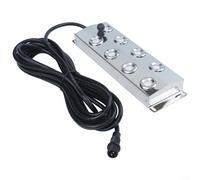 Atomizer plate for garden and fish pond misting, stainless steel build with 2 10 nozzles, producing soothing fine mist for courtyard and indoor environments (Eight-head)