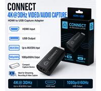 Atomos Connect 4K HDMI to USB Video Audio Capture Adapter 1080p 60Hz