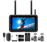 Atomos Ninja TX 5.2" Camera-Cloud Monitor/Recorder - Professional HDR Resolution Touchscreen Display with Universal Power Kit & Aluminum Alloy 1/4" Camera Hot Shoe Mount (2 Pack), Advanced Bundle Kit