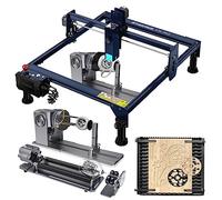 ATOMSTACK A10 Pro 50W Engraving Machine,10W Output Power CNC Cutter with R1 PRO Rotary Roller, F3 Protection Plate, Wood Engraving Cutting, Precise Focus, Offline Engraving