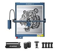 ATOMSTACK A20 P-ro Laser Engraving Machine Equipped with R3 PRO Laser Rotation Roller, 20W Optical Power Laser Engraver Cutter, Support Self-Developed Mobile Phone APP, Engraving Area 400x400mm