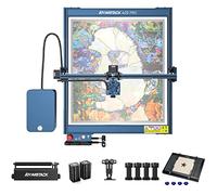 ATOMSTACK A20 Pro Laser Engraving Machine 130W, 20W Optical Power Laser Engraver Cutter with Twin-Cylinder F30 Pro Air Assist kit, R3 PRO Rotation Roller, Honeycomb Laser Bed Table, Area 400x400mm