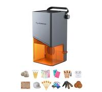 ATOMSTACK Atelier L1 12W Laser Engraver, 4000mm/s High Speed Portable Laser Cutter and Engraving Machine for Wood Metal Glass, Class 1 Safety Enclosed, HD Camera & LightBurn Support DIY Jewelry