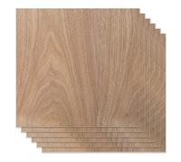 ATOMSTACK Black Walnut Plywood, 6 Pieces 30 * 30cm Unfinished Plywood Sheets for Laser Engraving CNC Cutting Crafts Painting