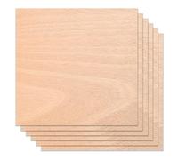 ATOMSTACK Mahogany Plywood, 6 Pieces 30 * 30cm Unfinished Plywood Sheets for Laser Engraving CNC Cutting Crafts Painting