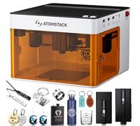 ATOMSTACK P1 Dual Laser Engraving Machine, Mini Laser Cutter with 5W Diode Laser and 1.2W Infrared Laser, Class 1 Laser Engraver for Wood, Metal, Plastic, Acrylic, Leather, Ceramic (Dual Laser)