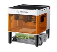 ATOMSTACK P1 Enclosed Laser Engraving Machine 5W with R8 Pro Chuck Roller, Portable Laser Cutter for Woodworking Beginners, Mini Laser Engraver with App Design Library