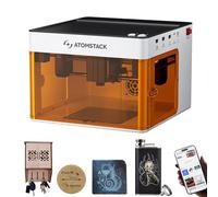 ATOMSTACK P1 Laser Engraving Machine 5W Portable Laser Engraver and Cutter, 10000mm/min High Speed, CoreXY Dual Motor High Precision Wood Laser Engraving Machine, Support APP