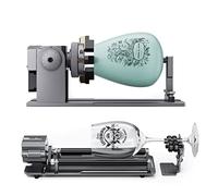 ATOMSTACK R1 Pro Laser Roller Rotary- 4 in 1 Laser Rotary with Risers, Multifunctional Engraving Module for Laser Engraver, Jaw Chuck Rotary for Engraving Cylindrical Objects, Wine Glass, Cup Ring