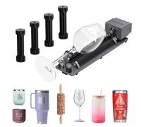 ATOMSTACK R6 Laser Rotary Roller Laser Engraver Multi-Function Compatible with Atomstack Laser Engraver Roller Rotator Y-axis Rotary Engraving Module for Cylindrical Objects Bottles Cups