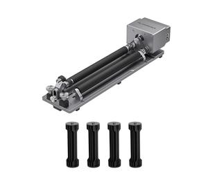 ATOMSTACK R6 Laser Rotary Roller, Multifunctional Engraver Compatible with P1 K2 Engraver Roller Rotator Y-axis Rotary Engraving Module for Cylindrical Objects, Bottles, and Cups