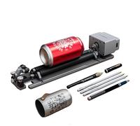 ATOMSTACK R6 Rotary Roller for P1 A20 PRO A5 PRO Engraver, Auto-Recognition Cylindrical Roller with 4 Raised Feet, 0-120mm Diameter, 650mm Length, Compatible with All AtomStack Engraving Machines