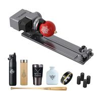 ATOMSTACK R8 Rotary Roller for P1 Engraving Machine, 180° Angle & 360° Rotation for Cups, Balls, Rings, 0.1mm Precision, 10000mm/min, Compatible with All AtomStack Engravers