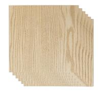 ATOMSTACK Red Oak Plywood, 6 Pieces 30 * 30cm Unfinished Plywood Sheets for Laser Engraving CNC Cutting Crafts Painting