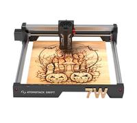 ATOMSTACK Swift 7W La-ser Engraving Machine, 300 x 300mm Engraver Cutter with AI Image-to-Design, Fast Modular Setup, Wi-Fi/USB/APP Control, Engraving for Wood, Leather, Acrylic, Glass, Paper
