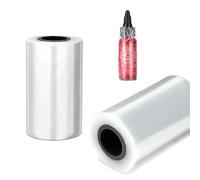 ATOMUS 2 Rolls Self Adhesive Cling Film 0.02mm Clear Pallet Wrap 10cm x 200m for Tattoo Pigment Pen Machine Supplies Tattoo Plastic Wrap Skin Aftercare Film