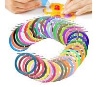 ATOMUS 3D Pen Filament Refills Bundle Multicolor 1.75mm P ilament Refills, 5m/16.4feet Each, Safety Filament for Low Temperature 3D Printing Pen