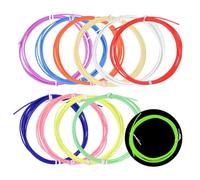 ATOMUS 3D Pen Filament Refills Glow in The Dark 10 Colors 1.75mm PCL Luminous Filament Refills 2m Safety Filament for Low Temperature 3D Printing Pen