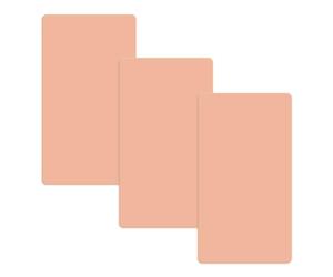 ATOMUS 3pcs Blank Tattoo Practice Skin Sheet 2 mm Double Sides Silicone Microblading Tattoo Practice Skin Synthetic Skin for Beginners and Experienced Tattooers（pink）